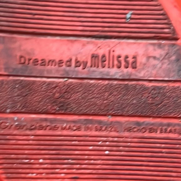 Mel by Melissa Red Bow Flats Size 7 - Picture 8 of 8